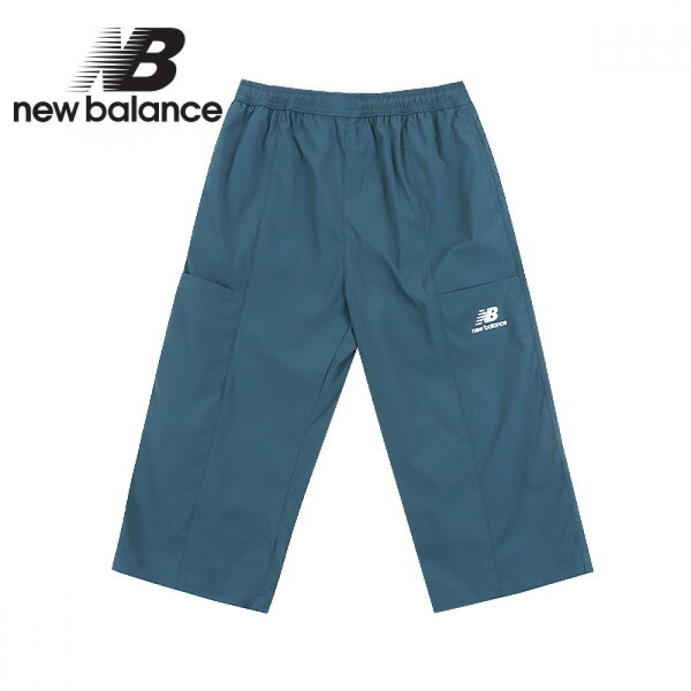 

New Balance Kids Woven Stretch 3 4 Pants Dark Blue 160