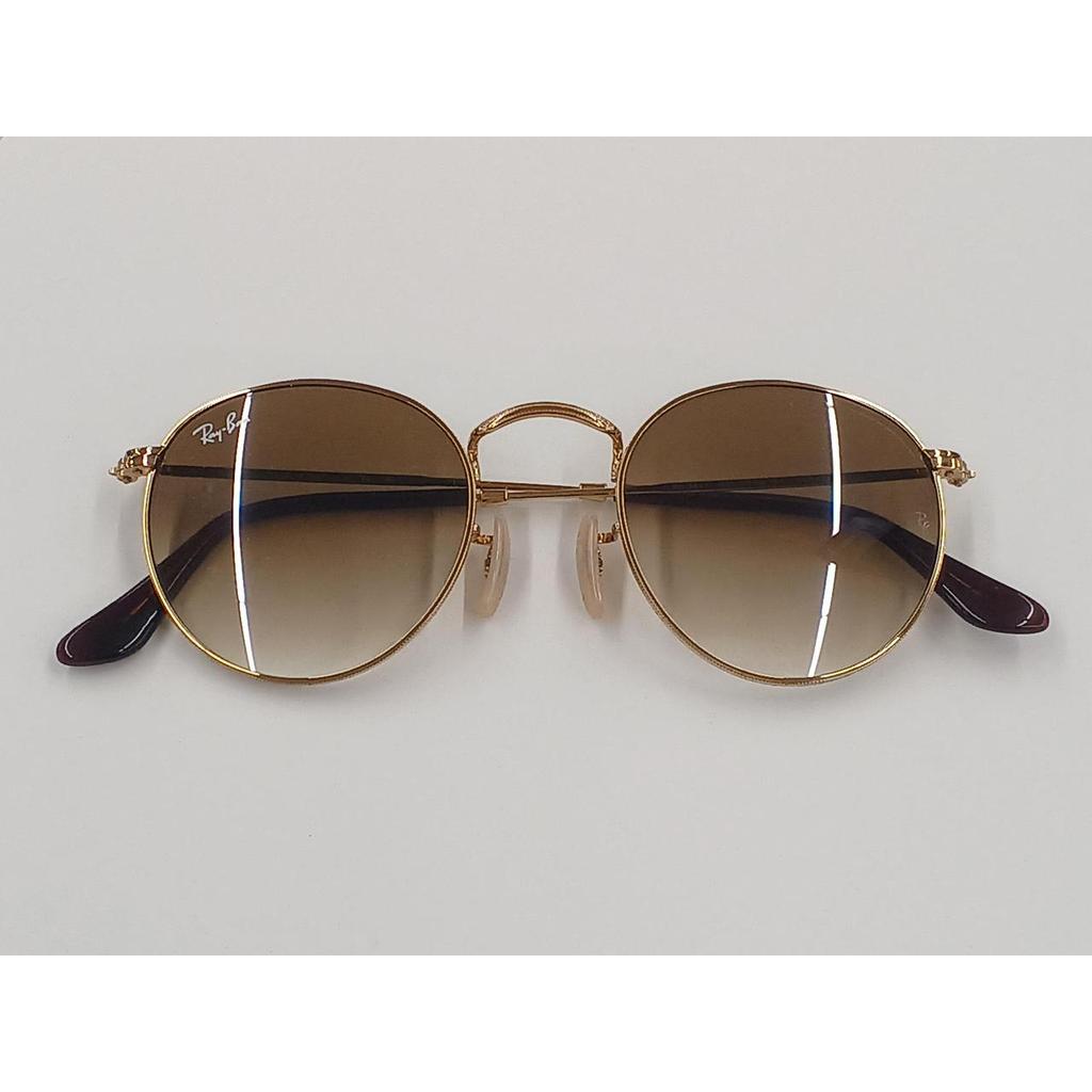 Used Ray Ban RB3447 ROUND METAL sunglasses