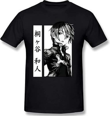 Sword Art Online Kirigaya Kazuto Tričko Pánská Móda Bavlněná Trička s Krátkým Rukávem