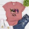 Six Musical Tshirt Broadway Six Musical Print Short Sleeve Shirt Musical Shirts Women Funny Tee Fans Gift Casual Tops