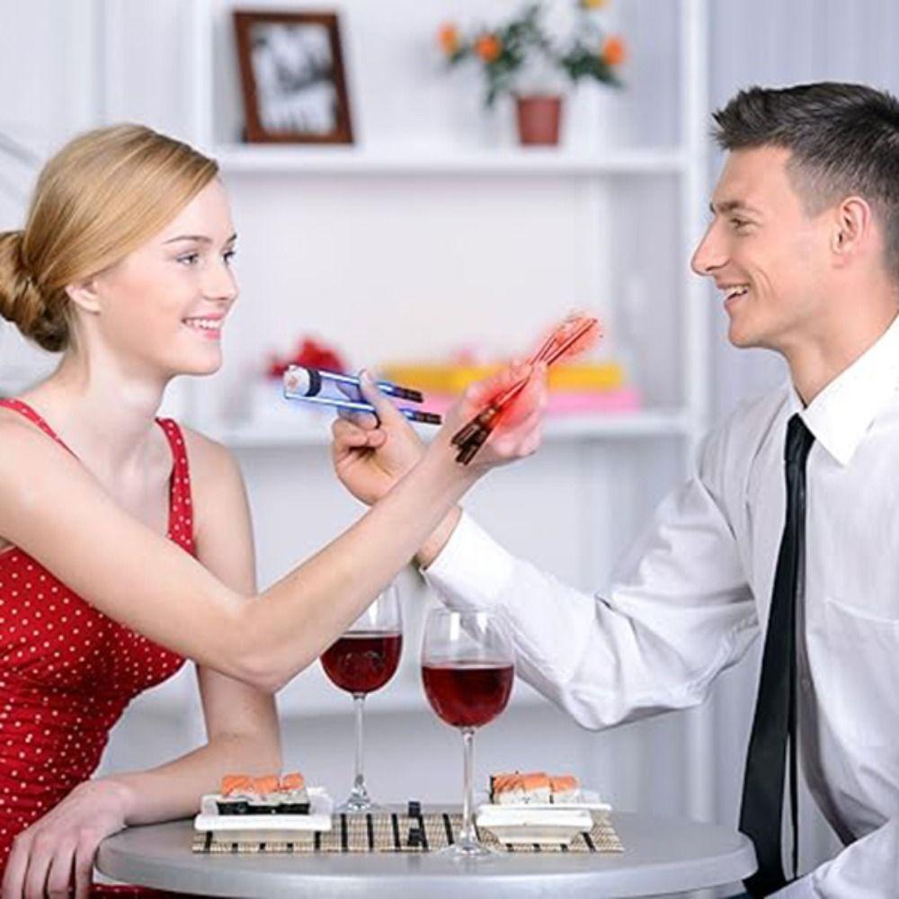 Washable Light Saber Chopsticks Glowing Luminous Chopstick Household LED Chopstick  Dinner