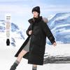 Snow Flying Women's 2025 Mid-length Detachable Fox Fur Hooded Down Jacket