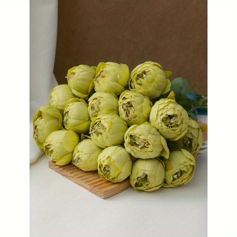 20.1Inch Artificial Peony Flower, Fake Peony Silk Flower With Long Stems, Kitchen Decor, Valentine's Day Mother's Day Gifts Birthday Graduation