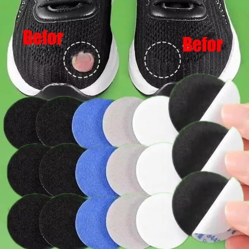 6pcs/set Heel Wear Repair Shoe Patch Stickers Unisex Anti-Wear Heel Foot Care Tools Foot Care Pad Inserts Sneakers Protector