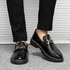 Spring Loafers Men's British Business Casual Lazy Shoes One Pedal Doudou Leather Shoes Youth Versatile Formal Men's Shoes