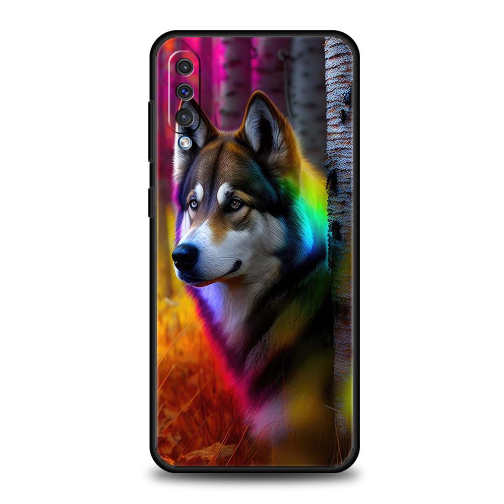 Siberian Husky Sled Dog Phone Case for Samsung Galaxy A24 A13 A53 A73 A33 A22 A12 5G A02 A03 A70 A50 A10 A20 A30 Silicone Cover