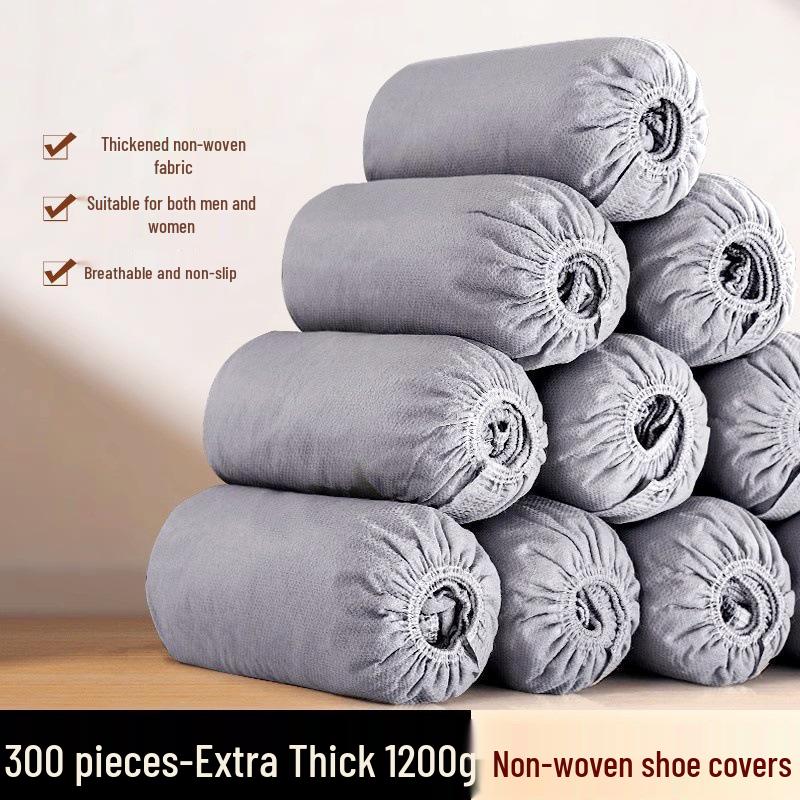 Disposable Non-Slip Indoor Shoe Covers - Thick, Dustproof, Wear-Resistant for Students & Adults