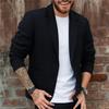 Giacca Blazer Suit da Uomo Traspirante in Lino e Cotone per Uomo Cappotto per Estate Business Abbigliamento Maschile Leggero