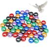 5pcs Aluminium Bird Foot Ring Inner Diameter 8mm/10mm Pigeons Parrot Bird Outdoor Flying Training Identification Race Supplies