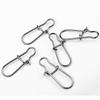 Premium Stainless Steel Fishing Fastlock Needle Swivels Snap Duo-lock Hooks Tackle Set Of 100