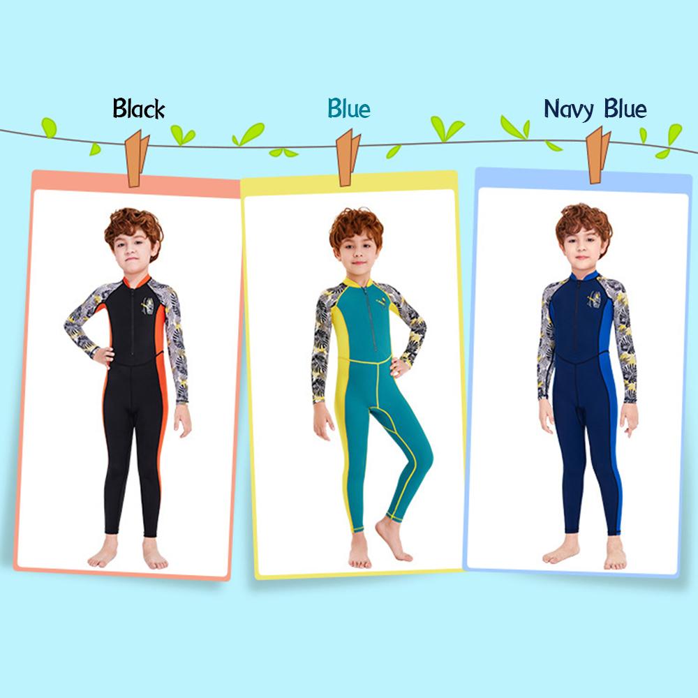 Kid Wetsuit One Piece Swimsuit Sun Protective Quick Drying Anti Wear Anti Scratch Properties