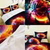Pattern Series 3D Digital Printing Three-Piece Bedding Kit Bed Sheet Quilt Cover