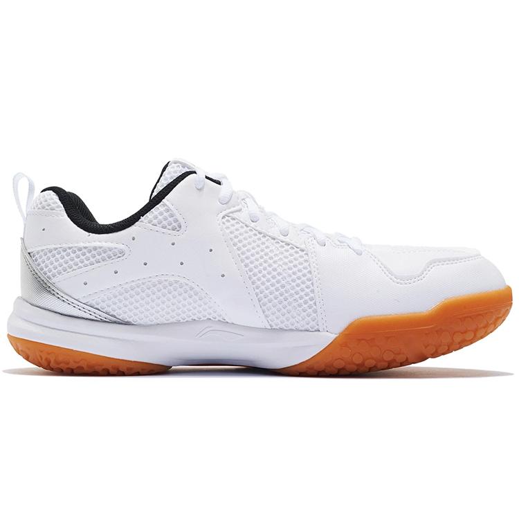 Li Ning Ace Textile, Synthetic Leather Cushioning Slip Resistant Abrasion Resistant Breathable Low top Badminton Shoes AYTP011-15
