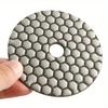 4inch 8pcs Diamond Polishing Pad Set, Dry Sanding Disc for Granite, Marble, Microcrystalline Glass, Countertops, Concrete