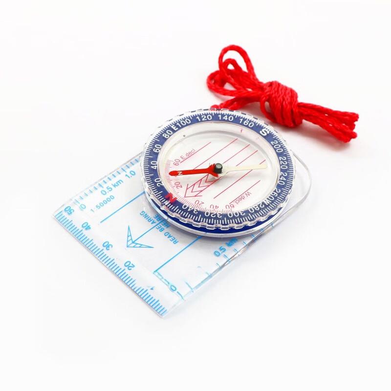 Linpan DC47-3 Outdoor Map Compass Ruler (4-Pack)