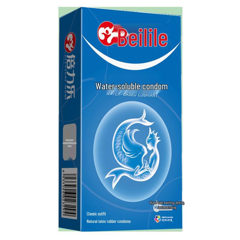 Bailile Prickly Silky Ribbed Condoms - Light & Thin 3D Texture for Adults