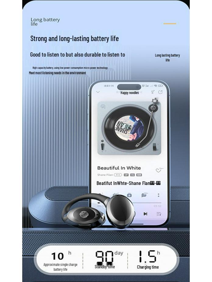 GD06 Bluetooth Wireless Sports Ear Hook for Drivers