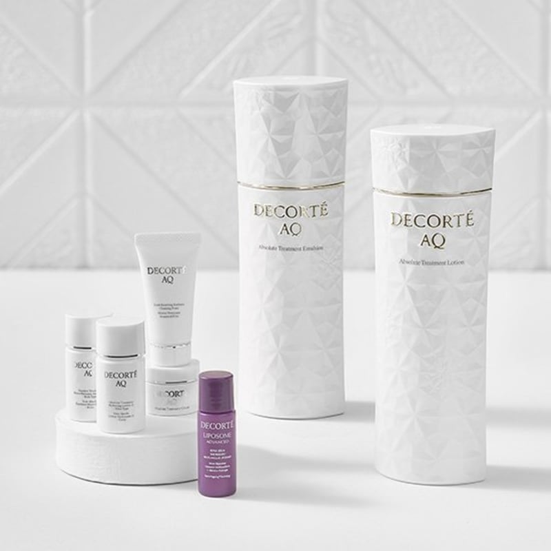 [Decorte] AQ Absolute Treatment Emulsion/Lotion II Set 2 Types (for Combination Skin, Choose 1 + AQ 4 Types, Liposome Serum 6ml Included)