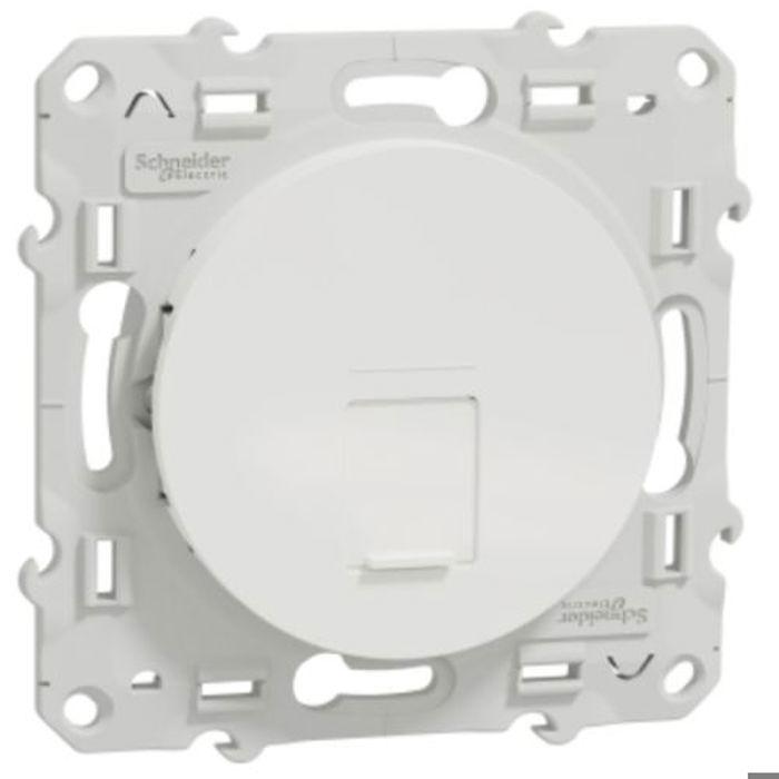 Prise RJ45 Multimedia Grade 3 Blanc