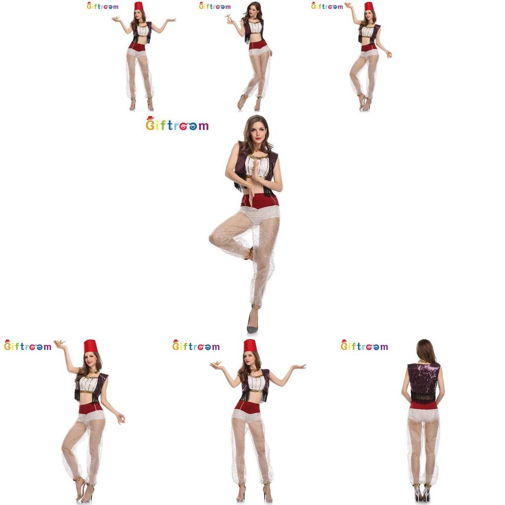 Elegant Adult Sheer Mesh Festival Costume For Women With Glittering Gold Accents