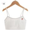 Breathable Strapless Girls' Training Bra - Summer Mesh Vest Style for Middle School Students