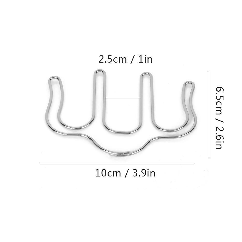 2PCs Music Page Holder Book Clip Musical Instrument Accessories M Type Iron Lightweight(Silver )