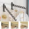 Large Loading-bearing Clothes Drying Rack Wall-mounted Clothing Organizer Coat Dryer  Dormitory