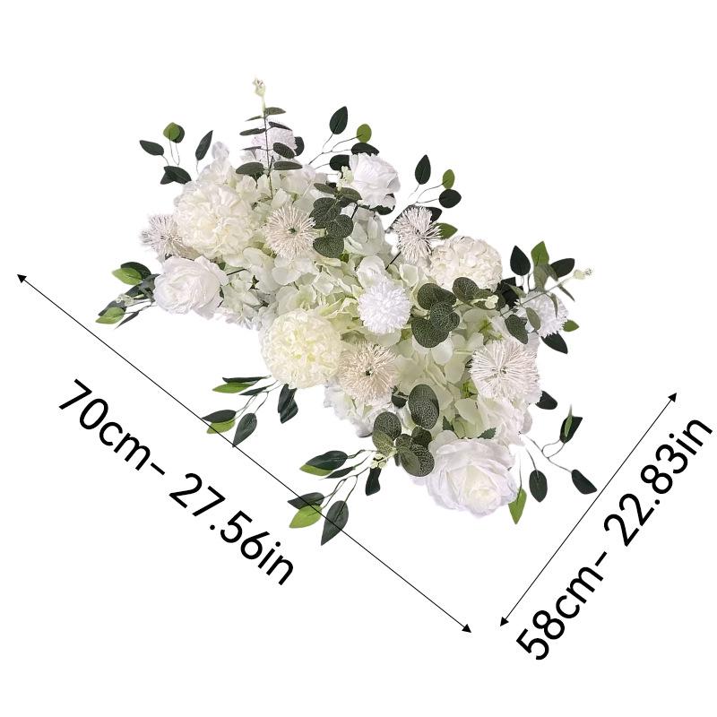 Cross-Border Wedding Artificial Flower Arch Decor for Aisle and Site Decoration