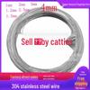 304 Stainless Steel Single Strand Wire: 1, 2, 3, 4mm Sizes Available - Soft or Hard Variants by the Pound
