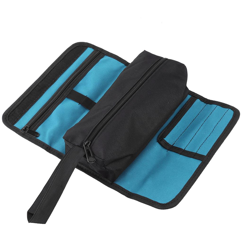 Foldable Professional Electricians Tool Storage Holder Roll Bag Convenient Organizer