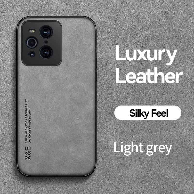 KEYSION Luxusné kožené puzdro pre OPPO Find X5 Pro X5 Lite Silikón + PC nárazuvzdorný zadný kryt telefónu pre OPPO Find X3 X3 Pro X3 Lite