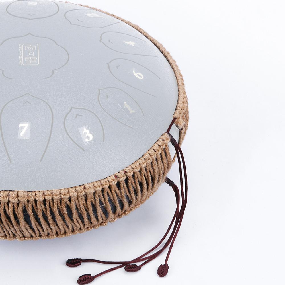 Ethereal Drum Wrapped Decoration Rope Steel Tongue Drum Handmade Woven Hemp Rope