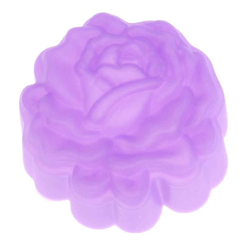 12Pcs 5Cm Rose Shaped Jelly Pudding Mold Muffin Cake Cup Silicone Muffin Cake Molds Baking Accessories