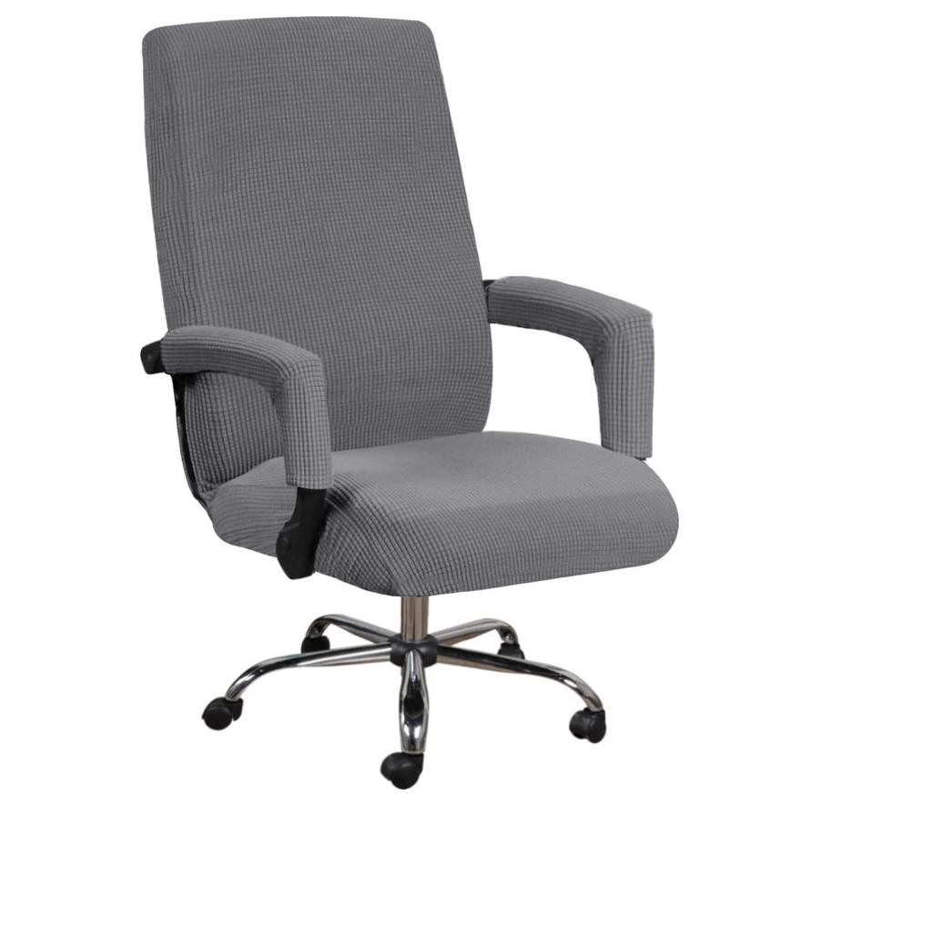 Cross-border Elastic Modern Fleece Office Chair and Armrest Seat Cover