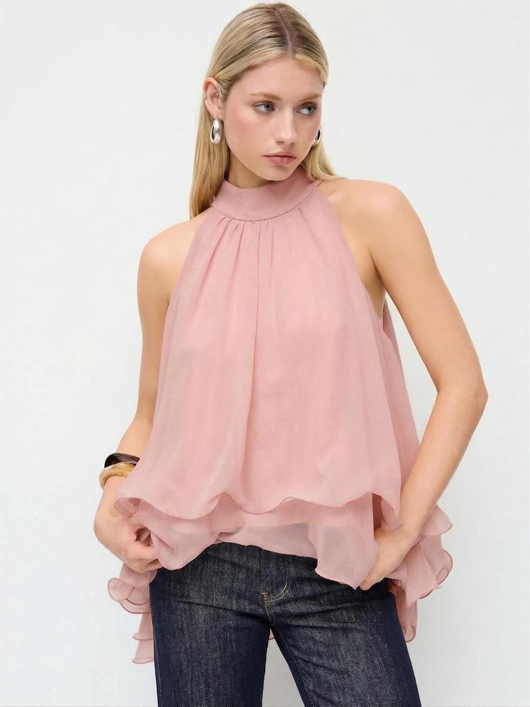 Women's Stylish Irregular Loose-Fit Top - Flattering, Lightly Mature Design