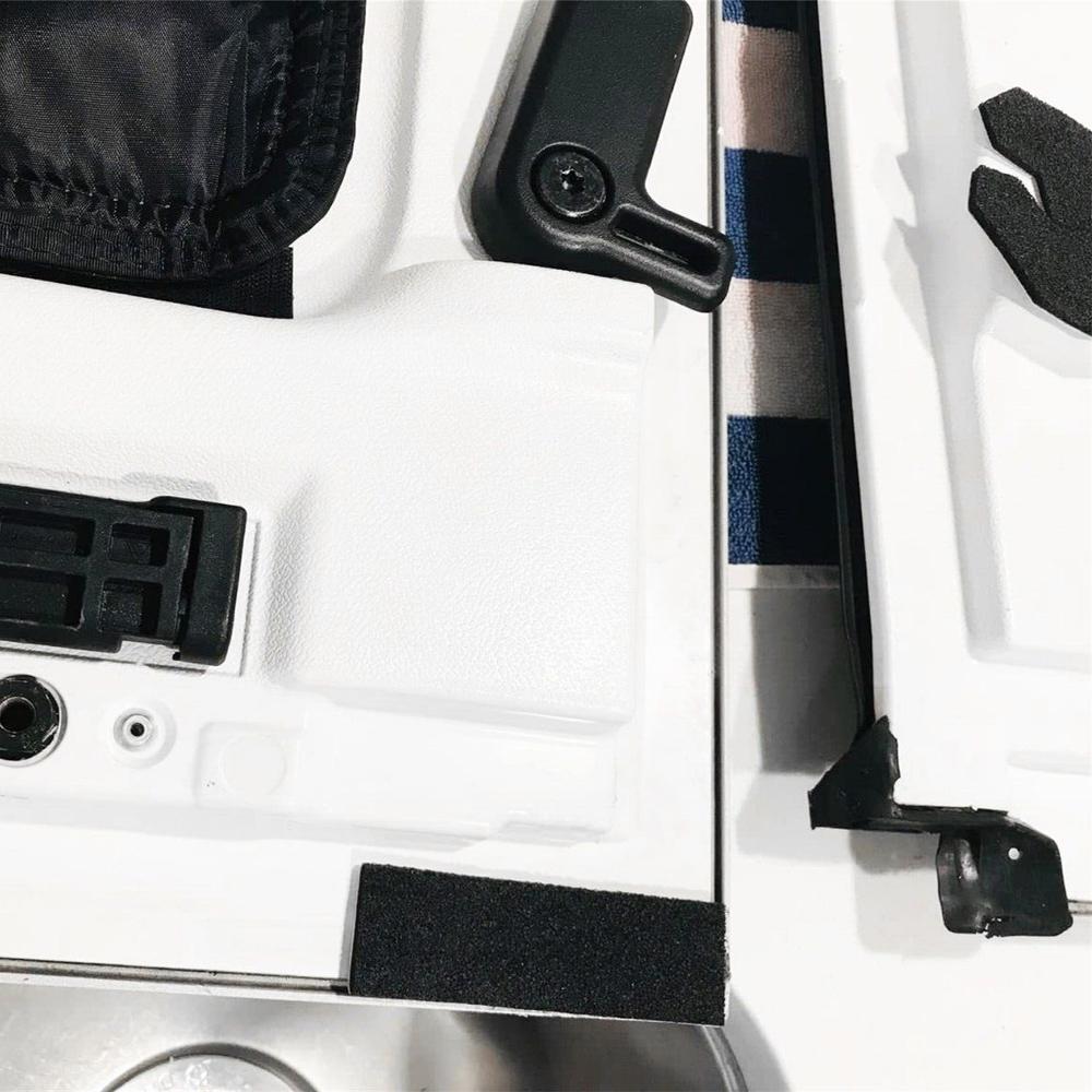 15-teiliges Hardtop-Blocker-Dichtungskit Dachleck-Reparatur-Anzug für Jeep Wrangler JK JKU 2007-2017 2/4-türige Auto-Innenzubehörteile