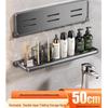 MDNG Punch-Free Foldable Double-Layer Bathroom Shelf