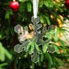 Decorative Snowflake-Patterned Perforated Blank Transparent Acrylic Sheet for Holidays