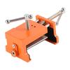 2pcs Cabinet Claw Professional Metal Cabinetry Clamp with Hex Wrench for Display Cabinet Orange