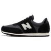 NB Comp 100 Retro Comfortable Two-Layer Cowhide Synthetic Leather Low-Top Casual Running Shoes Women Sneaker Black Gray WLC100JB