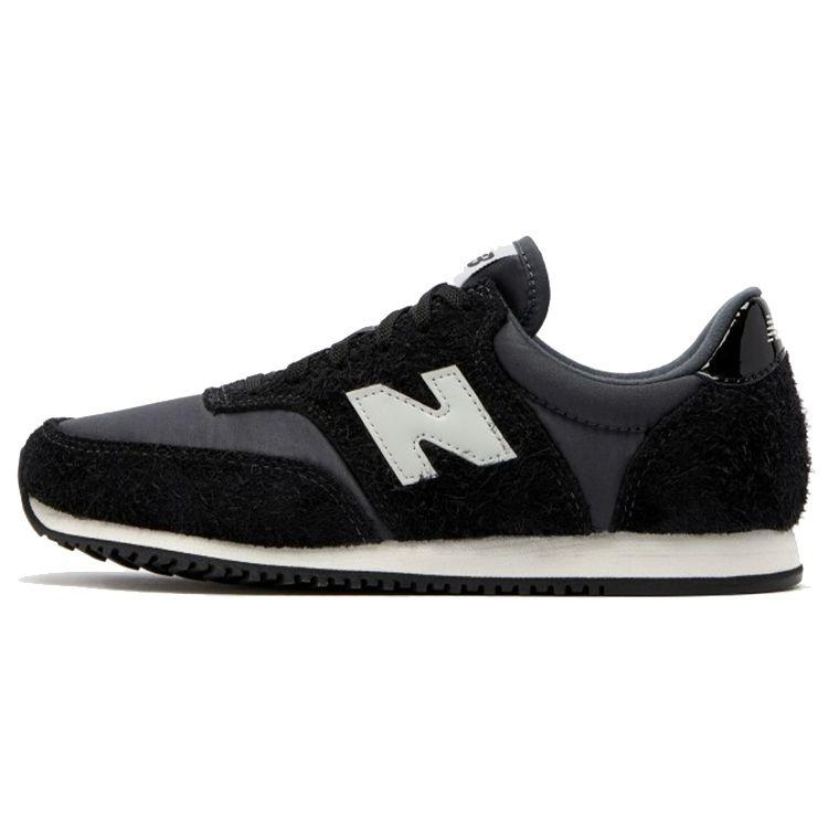 New Balance NB Comp 100 Retro Comfortable Two-Layer Cowhide Synthetic Leather Low-Top Casual Running Shoes Women sneaker Black Gray WLC100JB