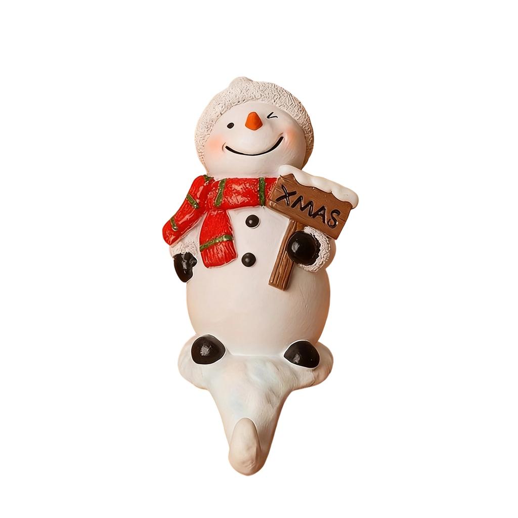 Christmas Decoration Snowman Hook Resin Ornament