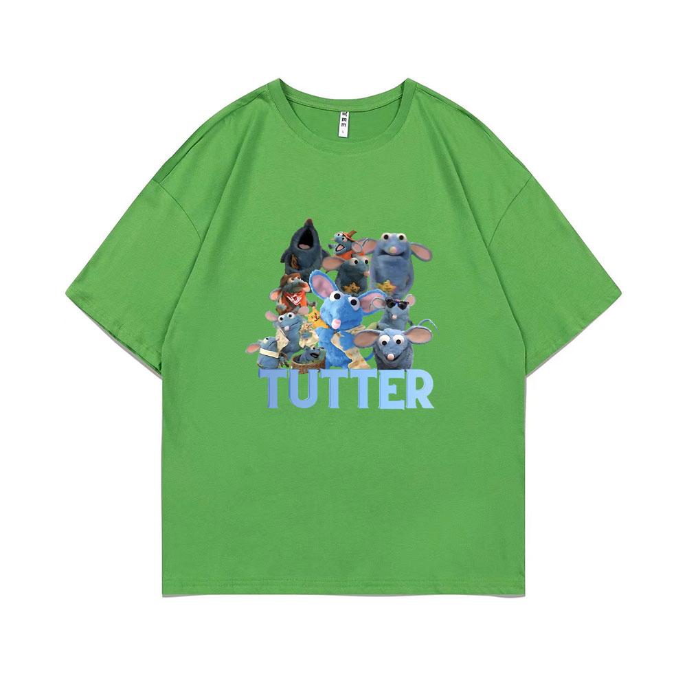 

Tutter Rat Meme T-shirt Funny Mouse Print T Shirts Men Women Casual Pure Cotton Tshirt Men s High Quality Oversized Streetwear 4XL