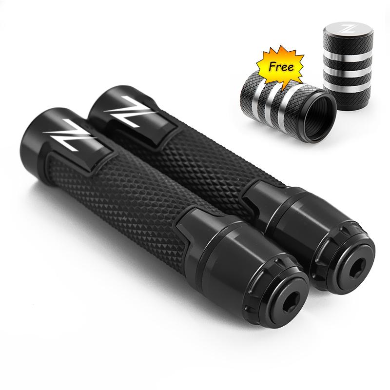 

Для Kawasaki Z650 Z750 Z800 Z900 Z1000 Z250 Z400 Аксесуари для мотоциклів CNC Anti-Slip Ручки ручки Кінці ручки Кришка Ручка чорний