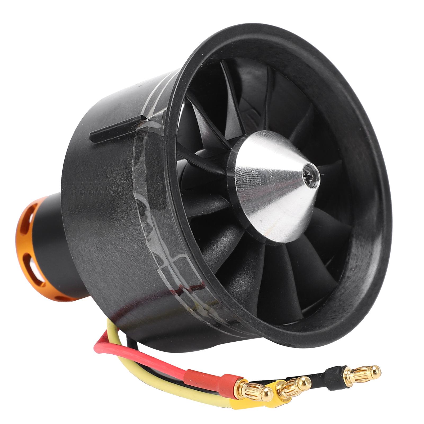 

Безщітковий двигун QXMotor 64 мм EDF Set QF28223500KV з 12 лопатями та канальним вентилятором для радіокерованого літака