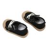 Baby Canvas Walking Shoes Cartoon Animal Lace Up Anti Slip Breathable Infant Walking Sneakers Black Black 22