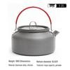 Large Portable Outdoor Camping Coffee & Hot Water Kettle for Mountaineering, Fishing, and Picnics