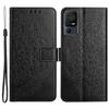For TCL 40 SE Leather Case Mandala Imprinted Wallet Flip Phone Cover