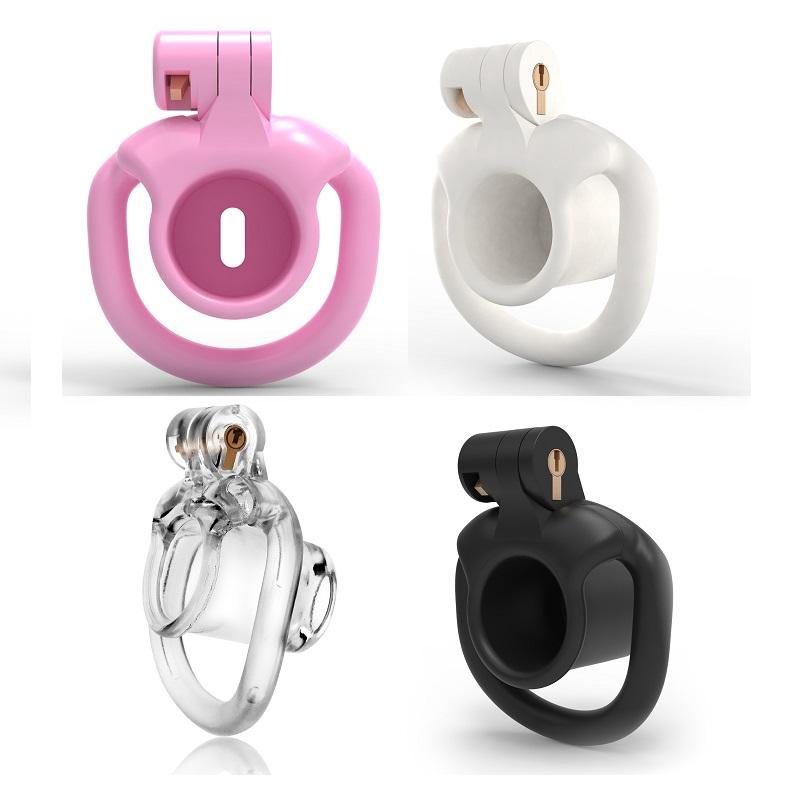 Male Chastity Device with Penis Ring Sex Toys Mini Chastity Cage for Men