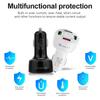 4 Ports Usb Car Charger Quick Charge 3.0 Qc 3.0 7a Fast Charging For Iphone 13 12 11 Xiaomi Huawei Samsung Phone Car Usb Charger